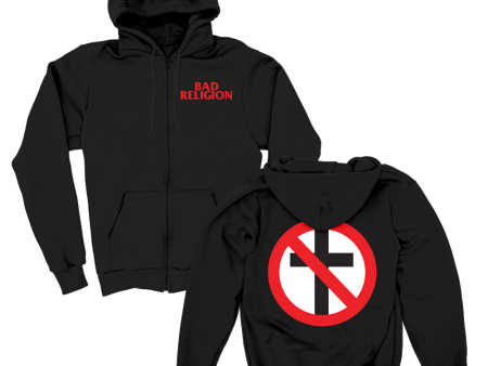 Bad Religion - Big Crossbuster Zip-Up Hoodie Sale