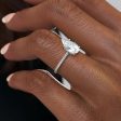 The Pave Lexie Set With A 1.5 Carat Pear Moissanite Online